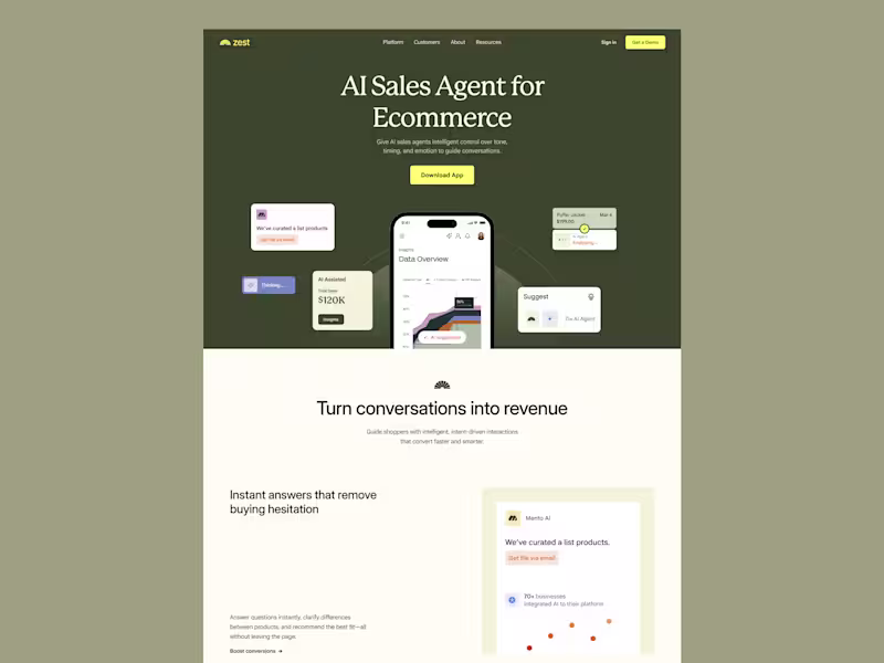 Cover image for AI - Landing Page Design