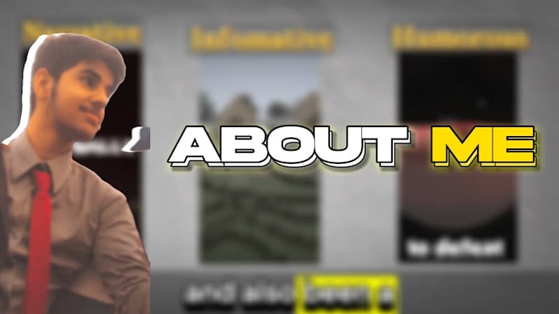 Cover image for About me, my skills and my services - YouTube