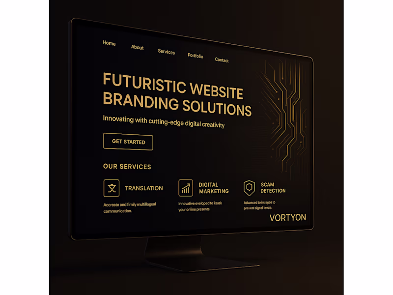 Cover image for Futuristic Website & Branding Solutions for Digital Growth