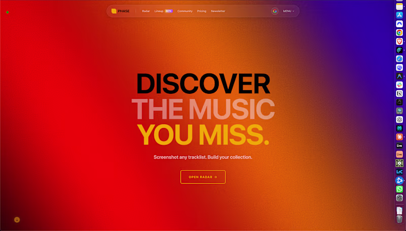 Cover image for Phase-Radar - own product