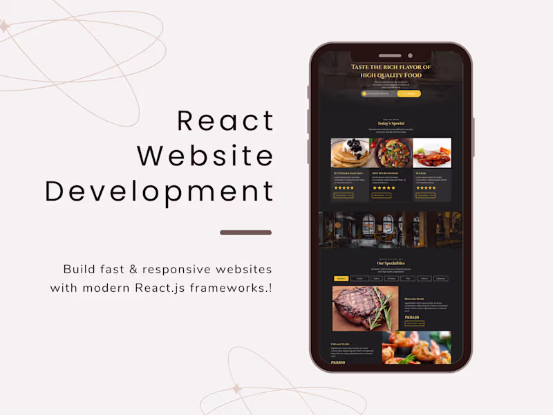 Cover image for Custom Web Apps & Websites | React.js Frontend Development
