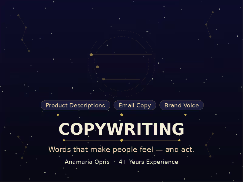 Cover image for Copywriting & Product Descriptions in English