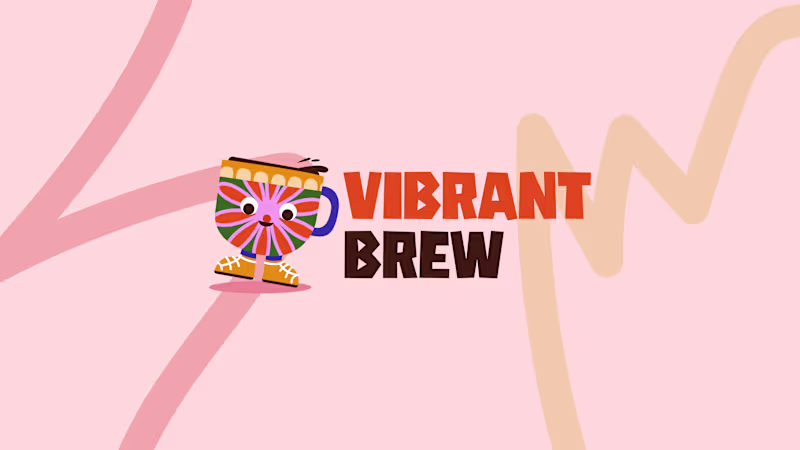 Cover image for Vibrant Brew Brand Identity Project