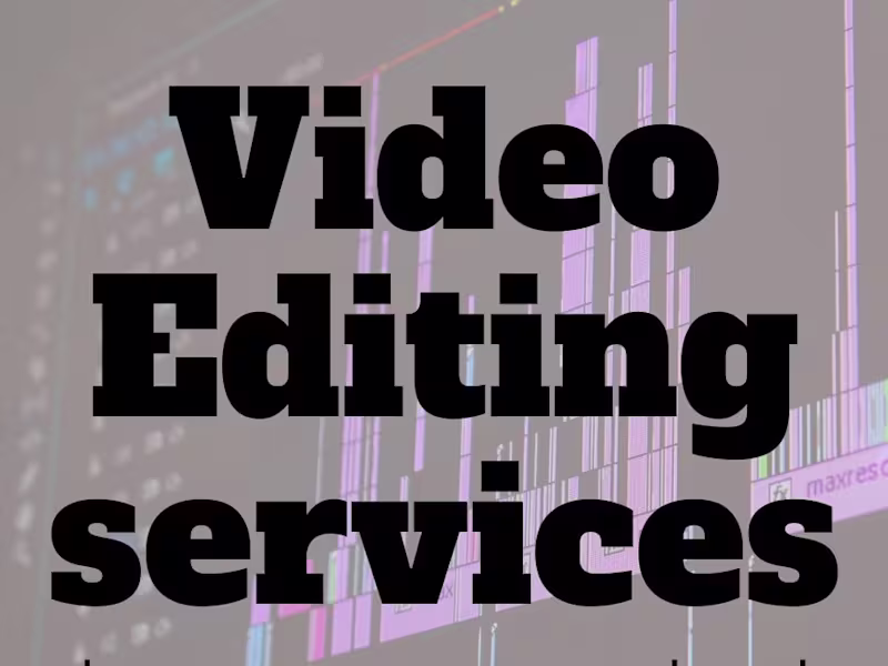 Cover image for Music video edits