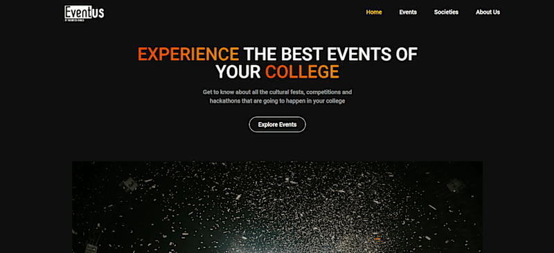 Cover image for Eventus - Event Management Website With CMS