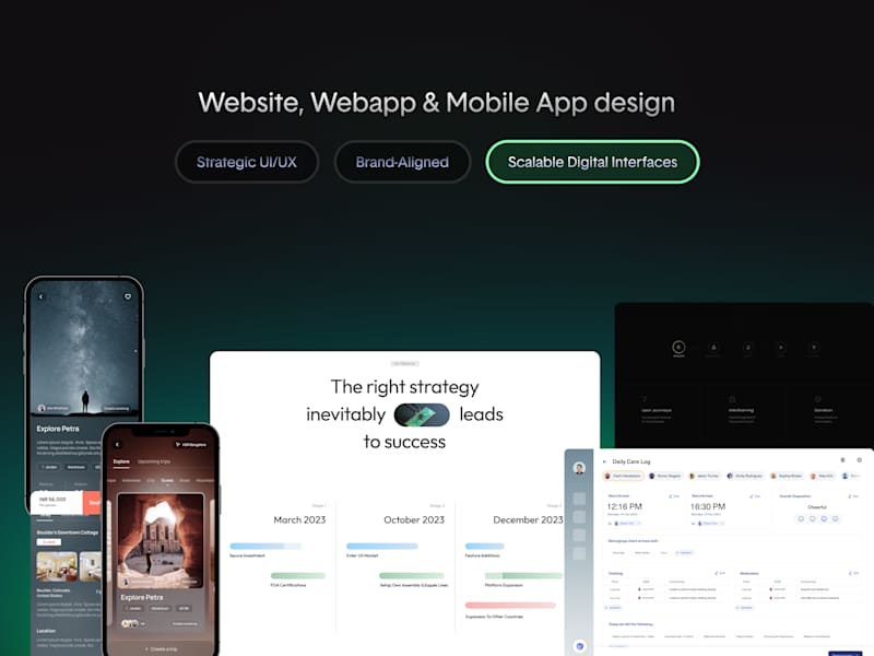 Cover image for UI/UX Design - Website, App, Webapp