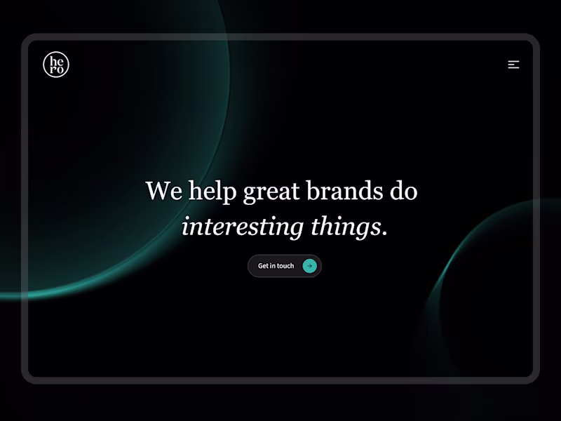 Cover image for A storytelling-driven site to attract challenger brands