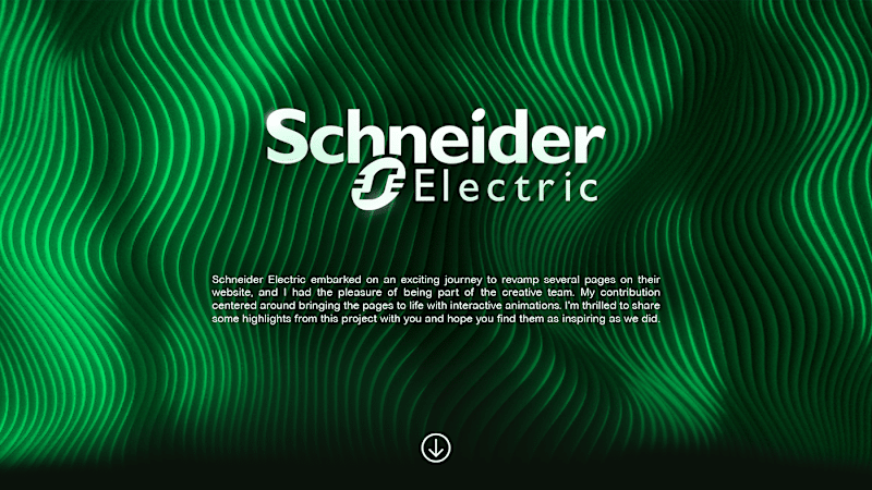 Cover image for Schneider Electric - Website Animation :: Behance