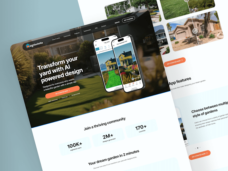 Cover image for Neighborbrite - Free AI Landscape Design Inspiration