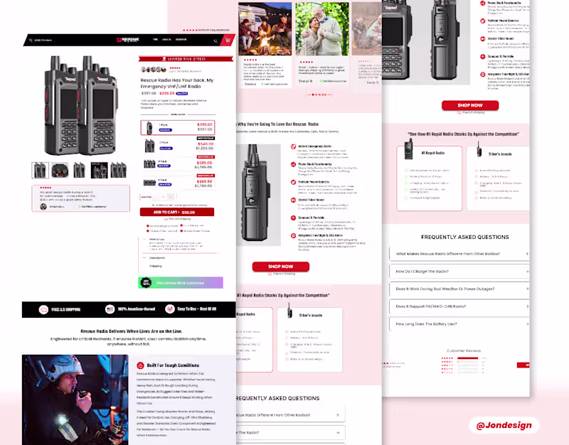 Cover image for Rapid radio product page