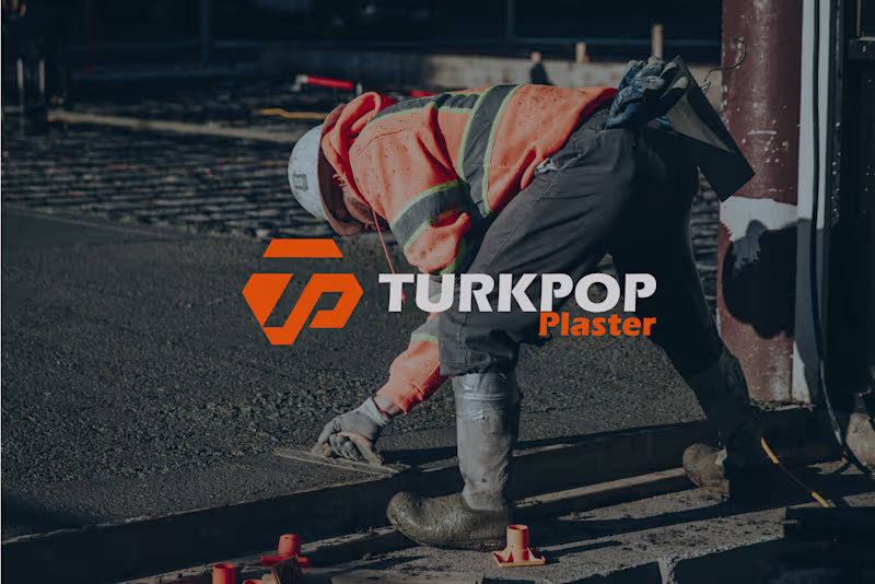 Cover image for TURKPOP PLASTER LOGO | BRANDING