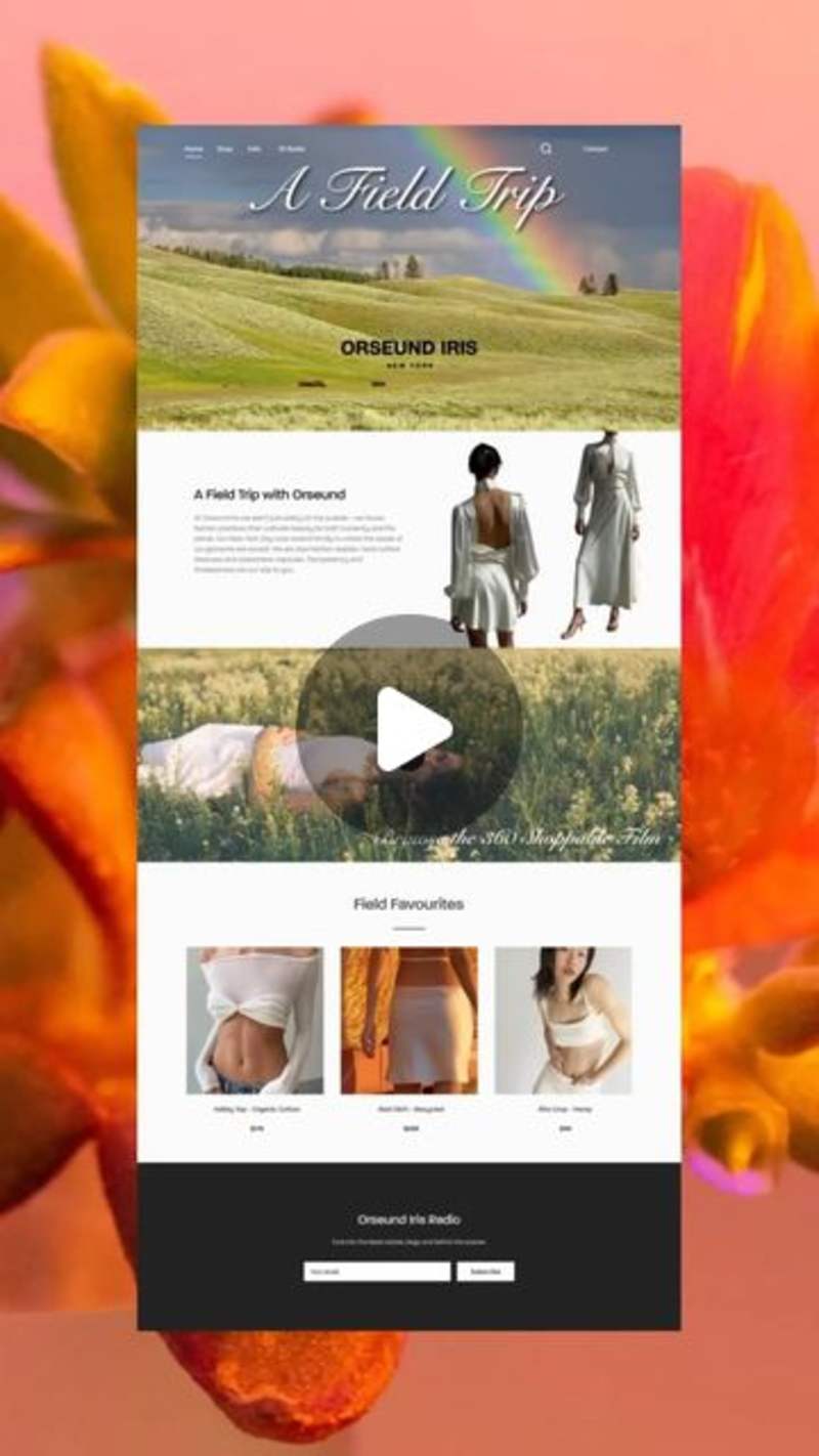 Cover image for Fashion Website - mock project