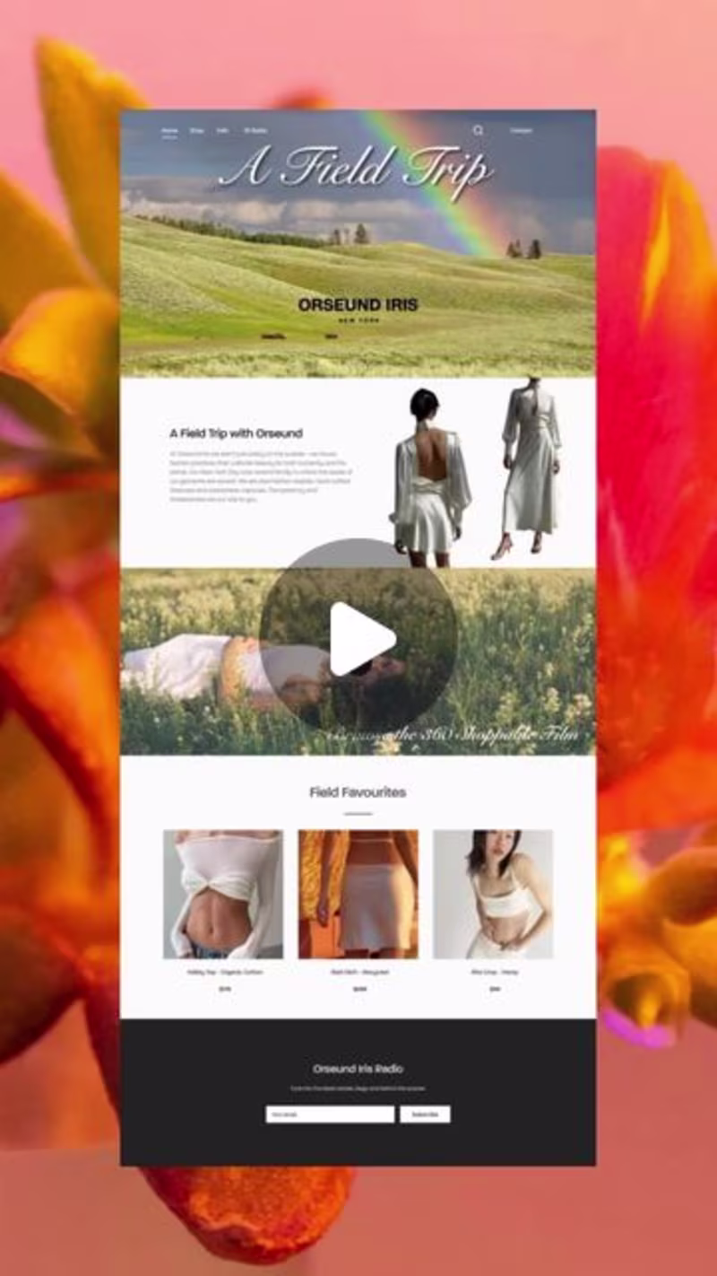 Cover image for Fashion Website - mock project