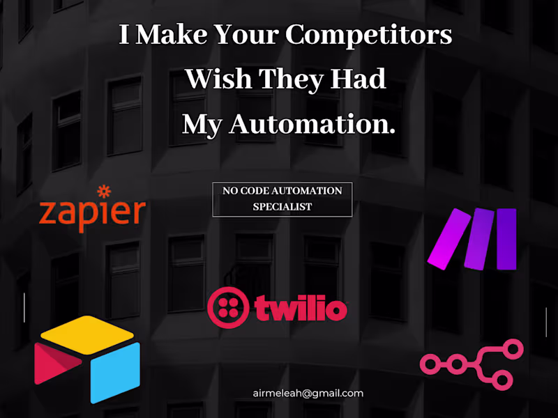 Cover image for I Make Your Competitors Wish They Had My Automation