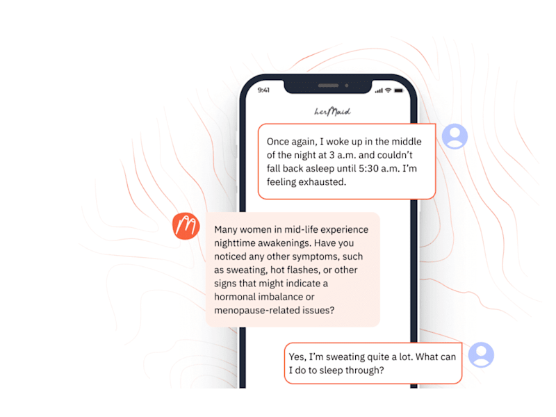 Cover image for AI chatbot creation for female startup hermaid