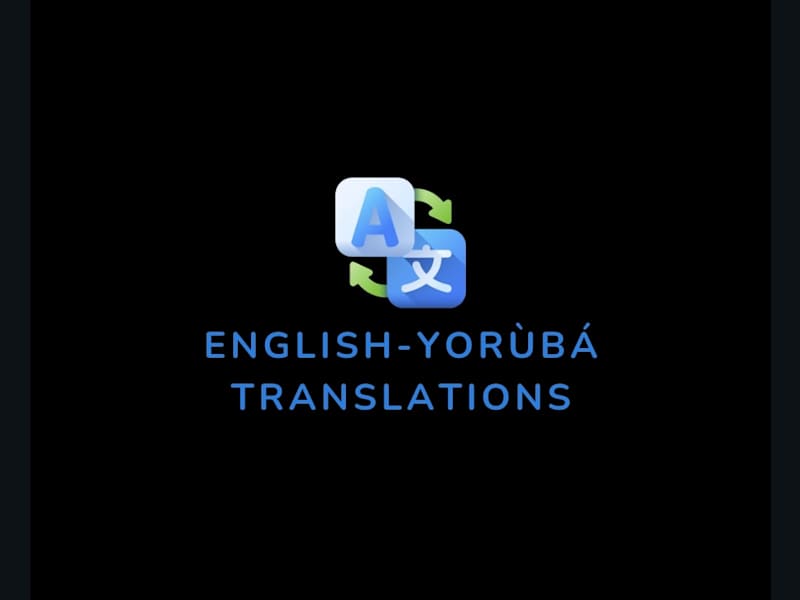 Cover image for Yorùbá-English Translation.