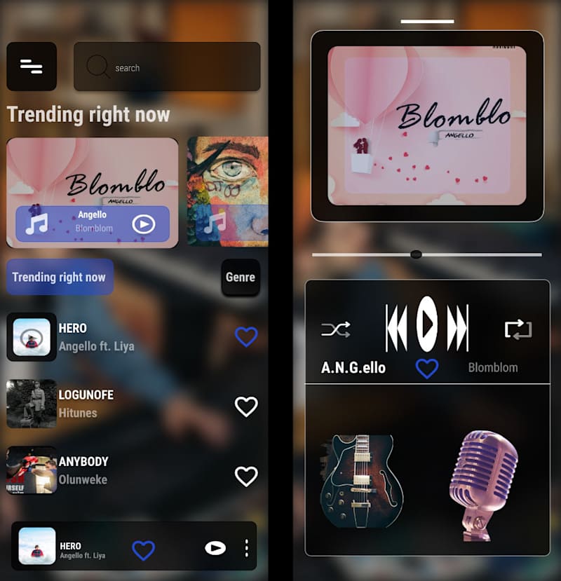 Cover image for MUSIC PLAYER | Behance