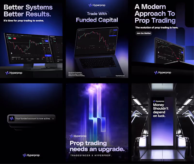 Cover image for Hyperprop | Fintech Branding & Visual Identity