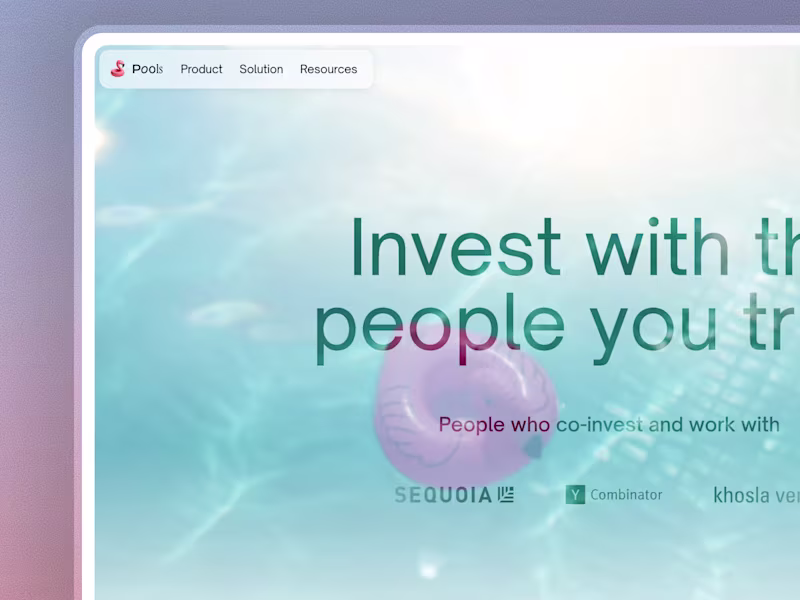 Cover image for Website and Brand Identity Design for Pools