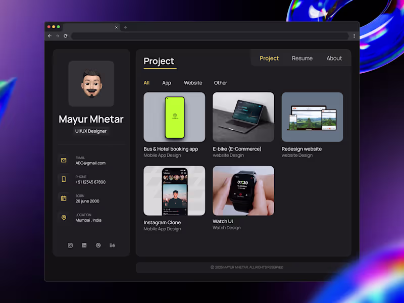 Cover image for I will design app, website UI/UX with research in Figma