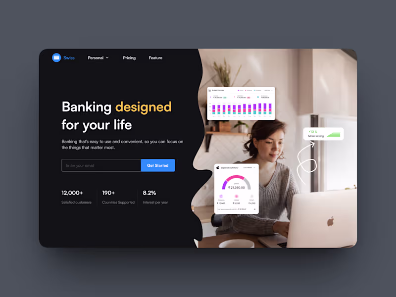 Cover image for Landing Page Design in Figma