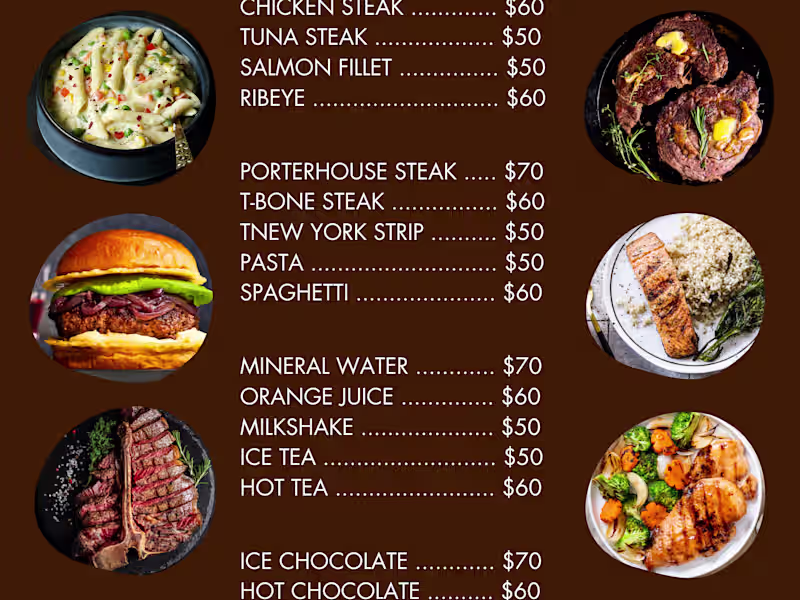 Cover image for Professional Restaurant Menu Design