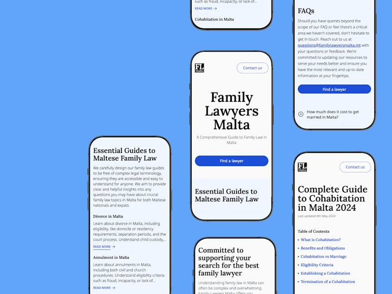 Cover image for Family Lawyers Malta