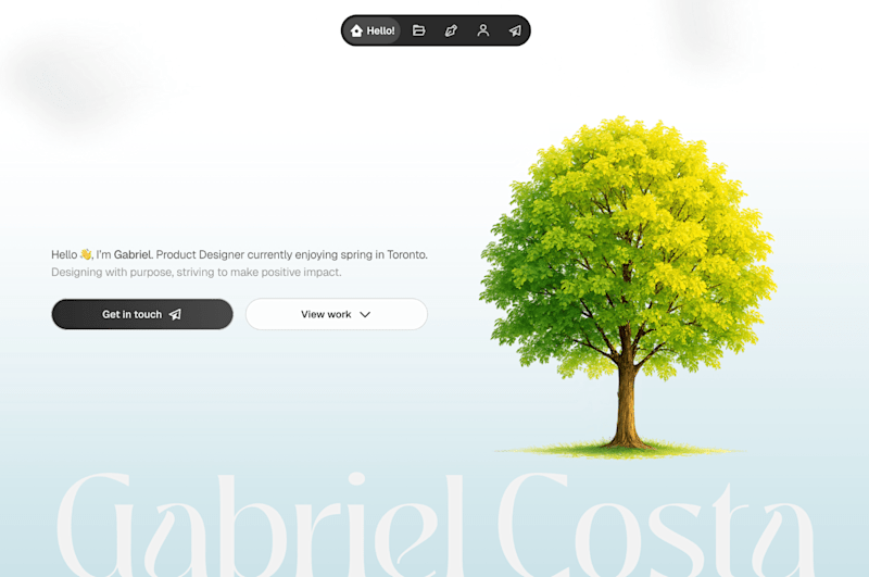 Cover image for Personal Portfolio Website – Sleek, Interactive & Minimal