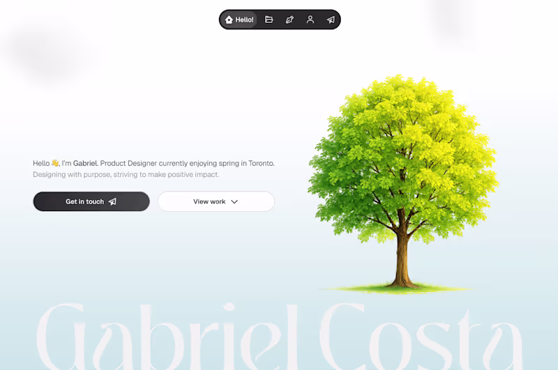 Cover image for Personal Portfolio Website – Sleek, Interactive & Minimal