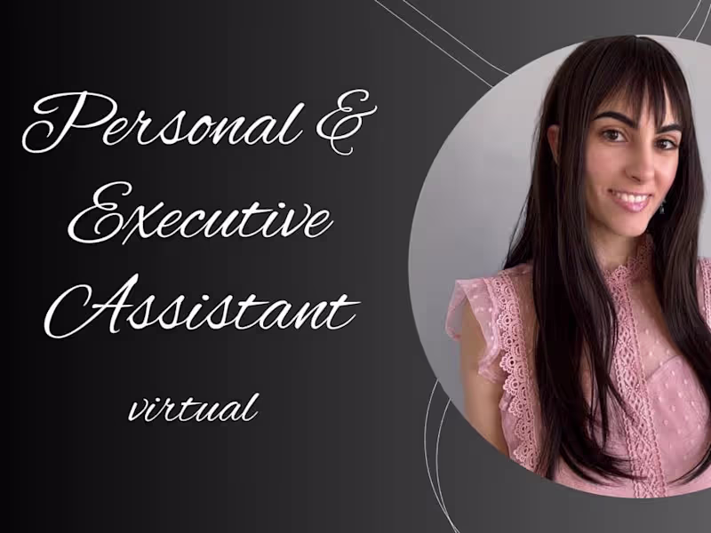 Cover image for Personal and Executive Assistant
