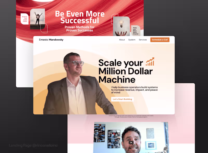 Cover image for Landing Page → Framer