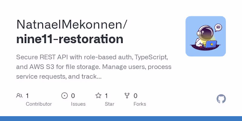 Cover image for NatnaelMekonnen/nine11-restoration