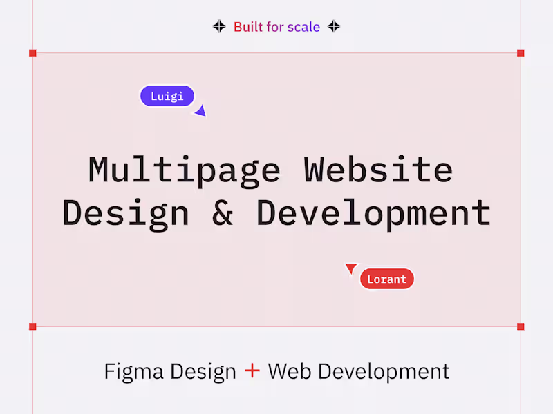 Cover image for Multipage Website Design & Development