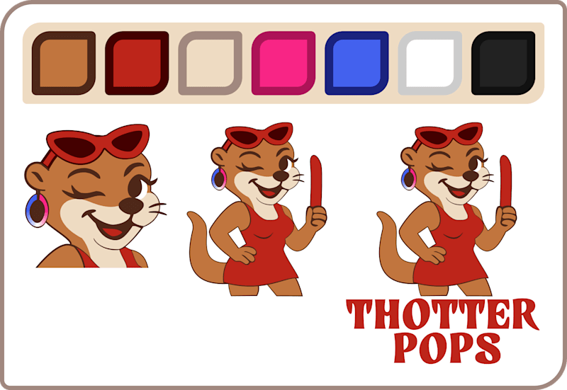Cover image for Thotter Pops - Simple Illustration Work + Color Styles