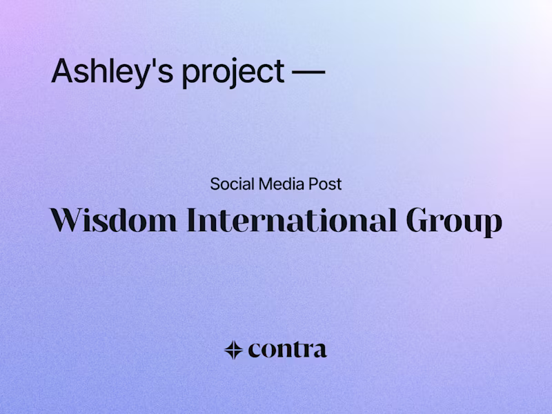 Cover image for [WIG] Social Media Post