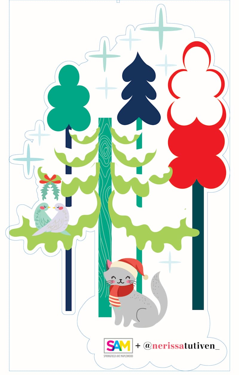 Cover image for "Smitten Holiday", Winter Wonderland.