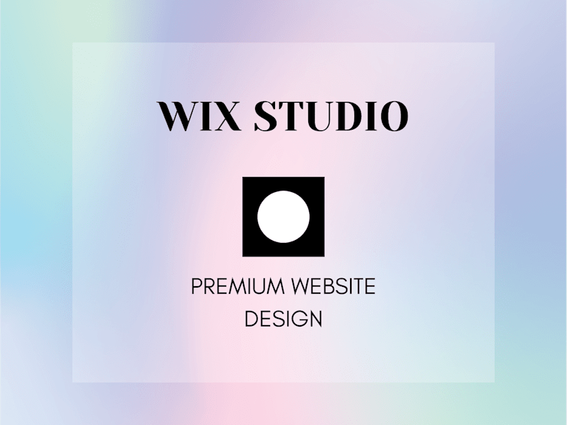 Cover image for I'll design a custom Wix Studio Website for you