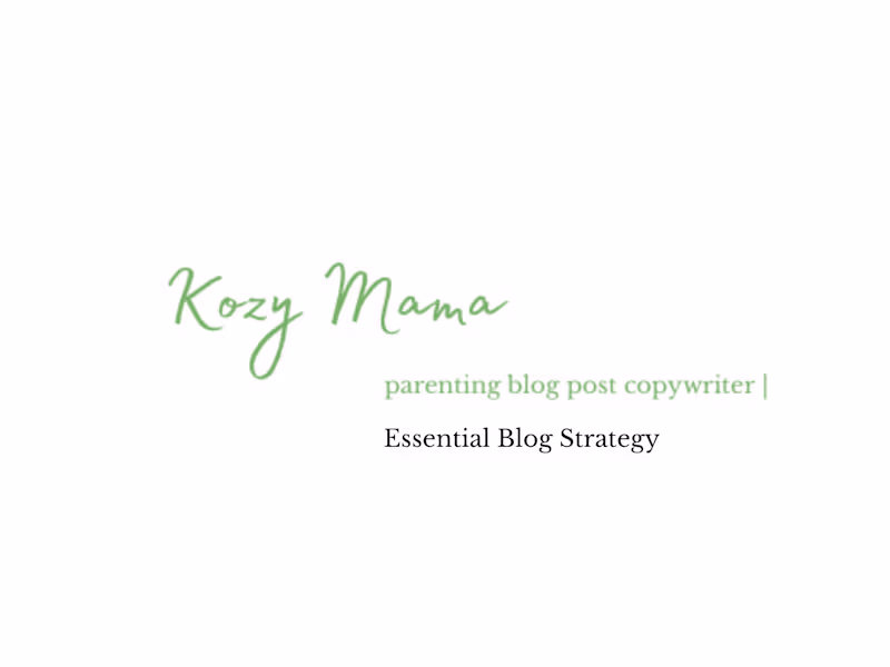 Cover image for Essential Marketing Strategy