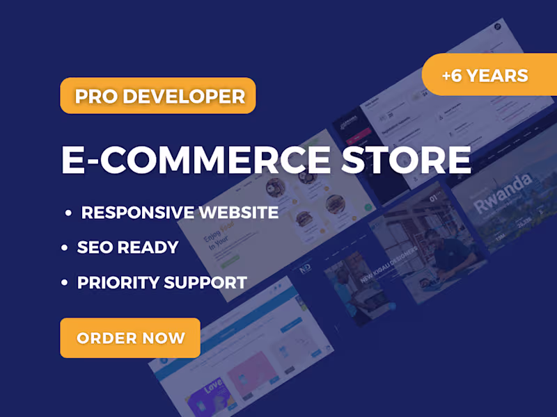 Cover image for I will create a shopify | woocommerce store
