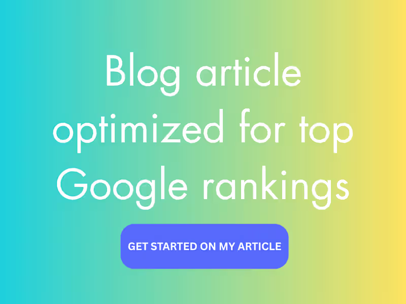 Cover image for Get a blog post that ranks high in Google & gets you traffic