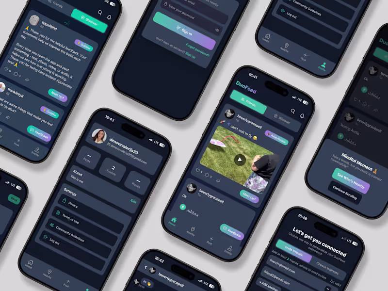 Cover image for Development of DuoFeed Social Media App