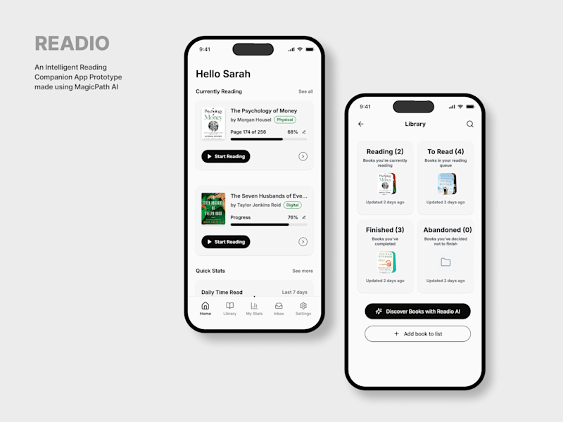 Cover image for Readio - Intelligent Reading Companion App 