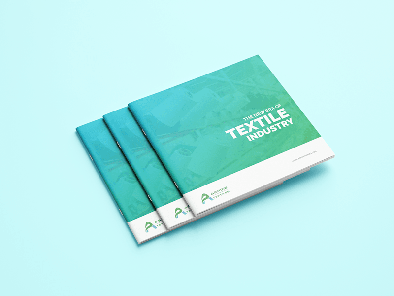 Cover image for Aspire Textile Company Profile Booklet Design | KS Ajay