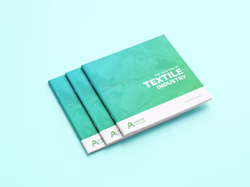 Cover image for Aspire Textile Company Profile Booklet Design | KS Ajay