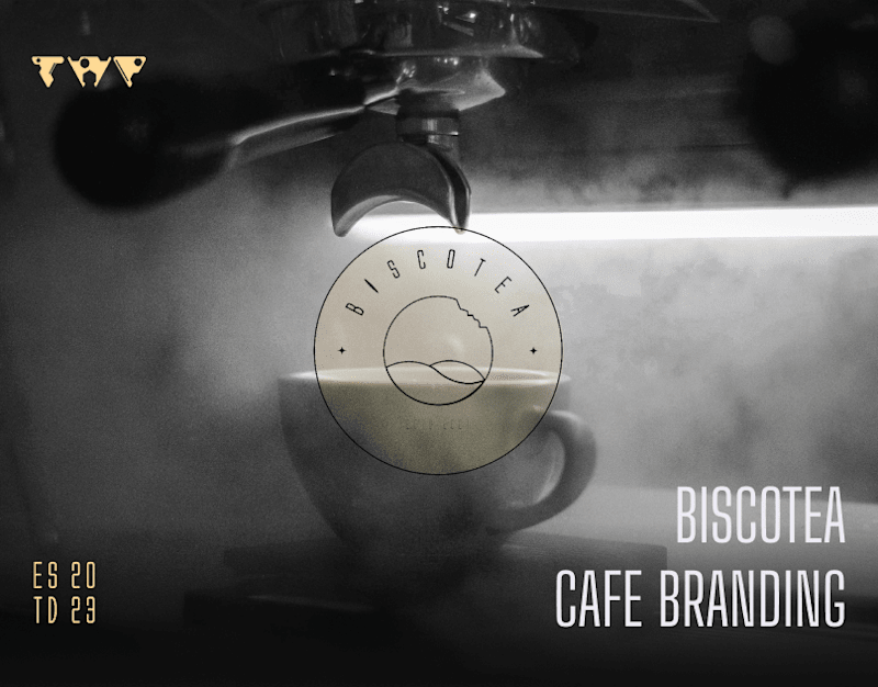 Cover image for Biscotea - Cafe Branding case study (2023) on Behance