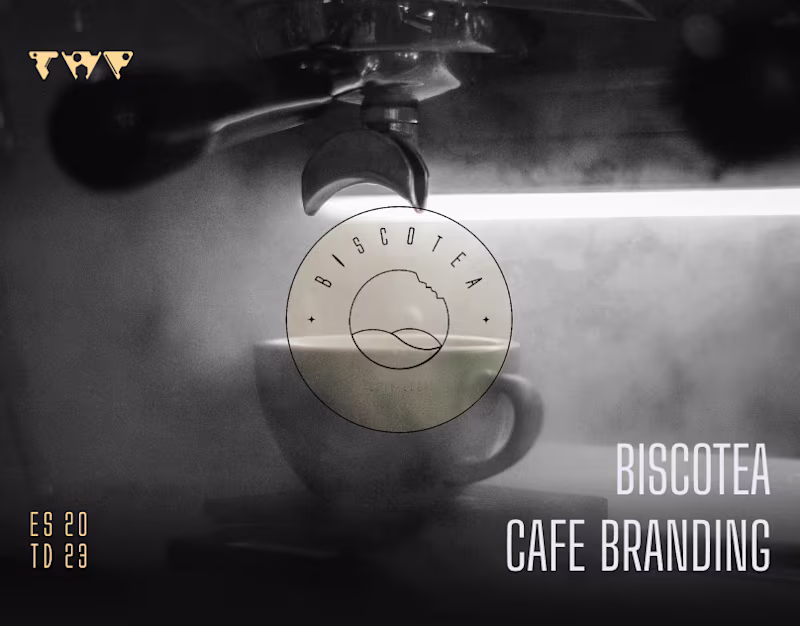 Cover image for Biscotea - Cafe Branding case study (2023) on Behance