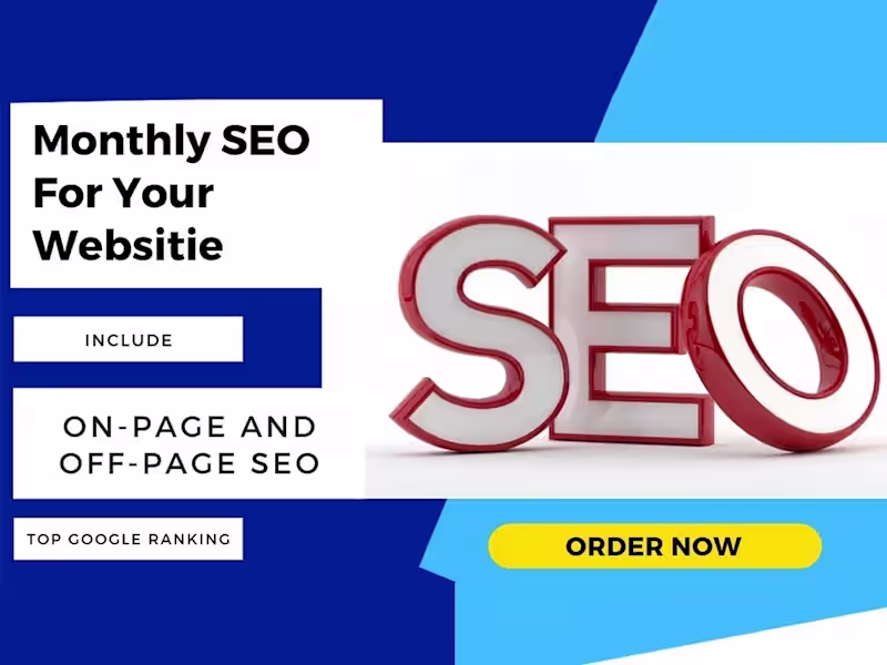 Cover image for You willget Complete Monthly SEO With High Quality Backlinks
