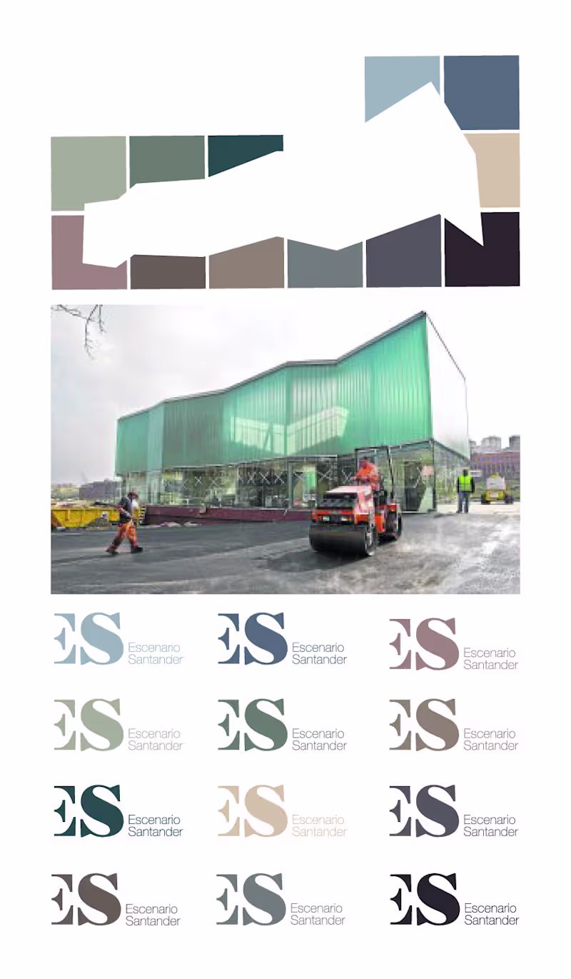 Cover image for Corporative identity for Escenario Santander on Behance