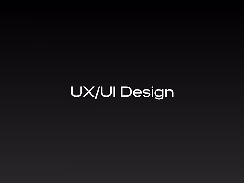 Cover image for UX/UI Design