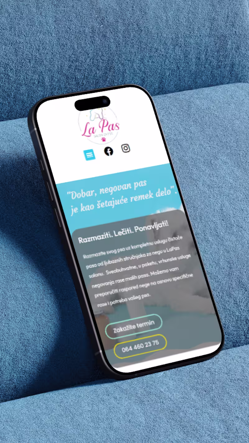 Cover image for Designing a mobile-first website focused on clarity, UX, and...